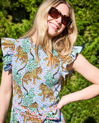 Bagheera - Ready to Ruffle Dress - Pale Blue