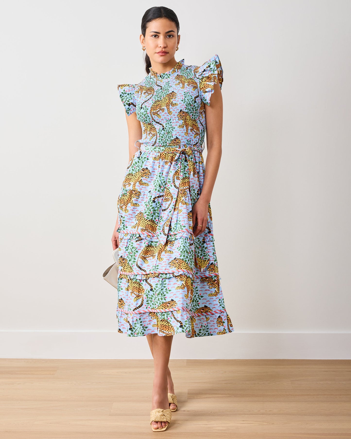 Bagheera - Ready to Ruffle Dress - Pale Blue