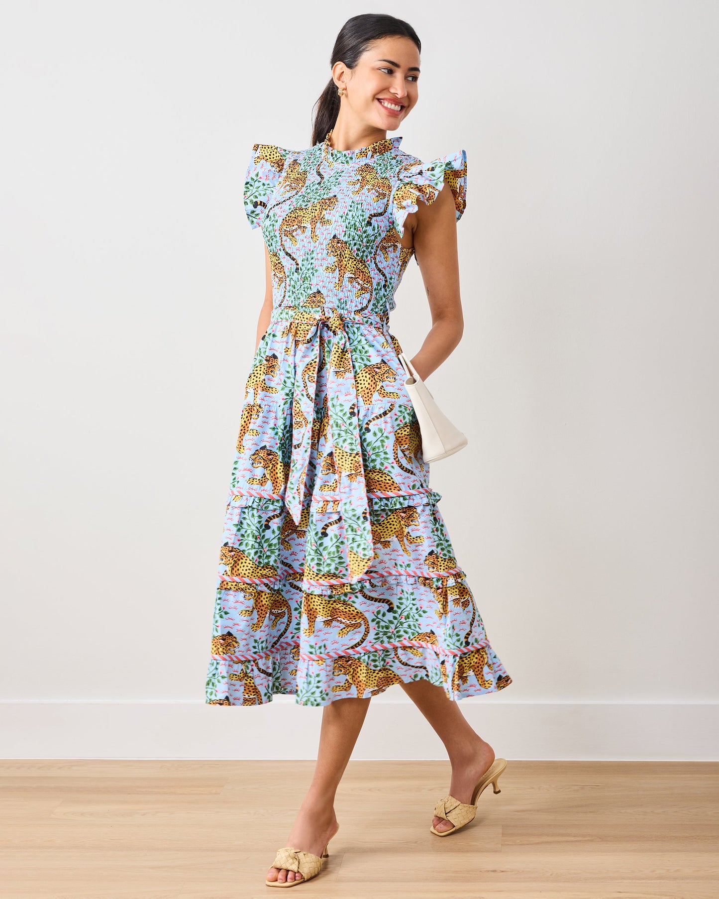 Bagheera - Ready to Ruffle Dress - Pale Blue