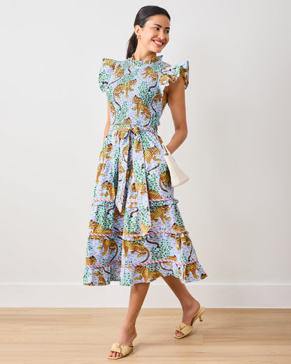 Bagheera - Ready to Ruffle Dress - Pale Blue