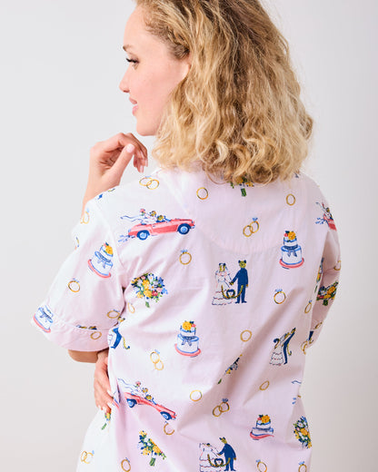 Happily Ever After - Short PJ Set - Blush