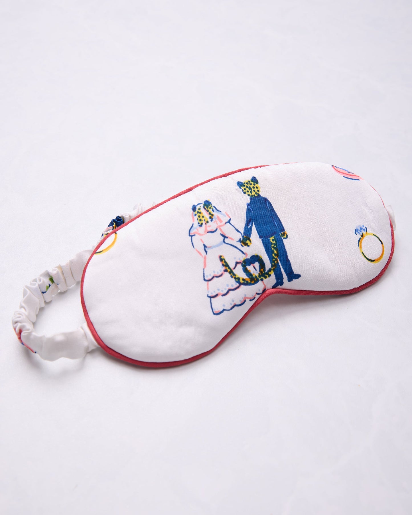 Happily Ever After - Eco Satin Eye Mask - Cloud