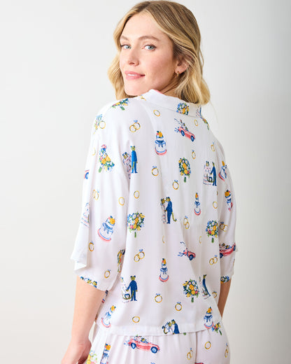 Happily Ever After - Petite Eco Satin Wildest Dreams Set - Cloud