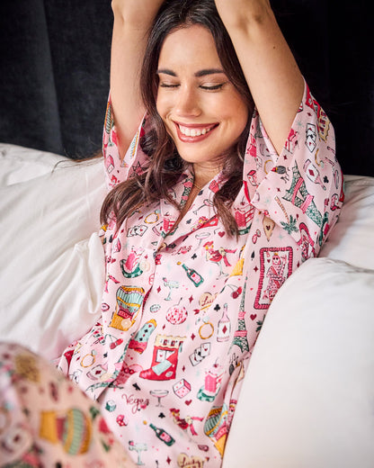 Viva Las Vegas - Tall Eco Satin Wildest Dreams Set - Lucky Pink