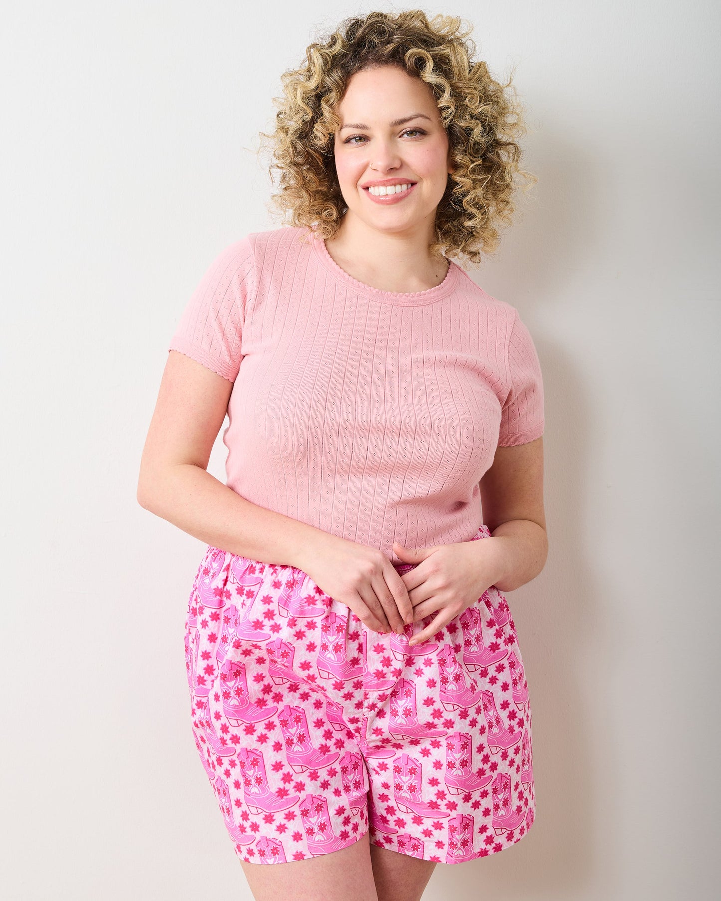 Rhinestone Cowgirl - Bradshaw Boxer - Party Pink