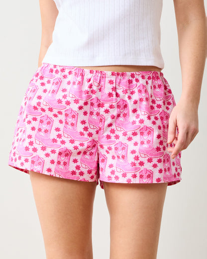 Rhinestone Cowgirl - Bradshaw Boxer - Party Pink