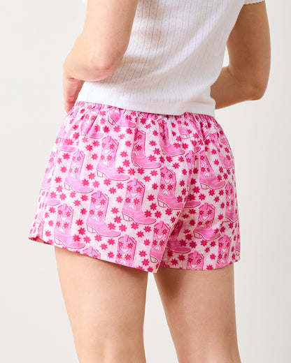 Rhinestone Cowgirl - Bradshaw Boxer - Party Pink