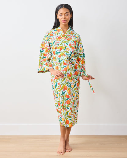 Butterfly Grove - Robe - Soft Blue