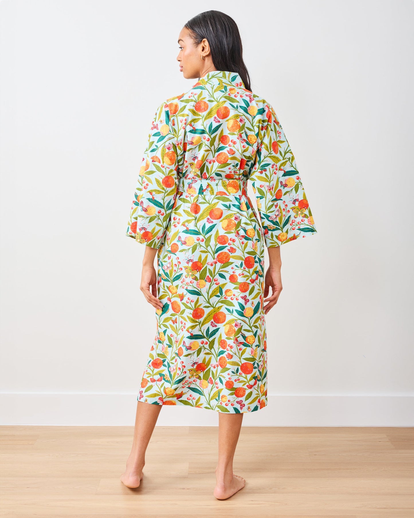 Butterfly Grove - Robe - Soft Blue