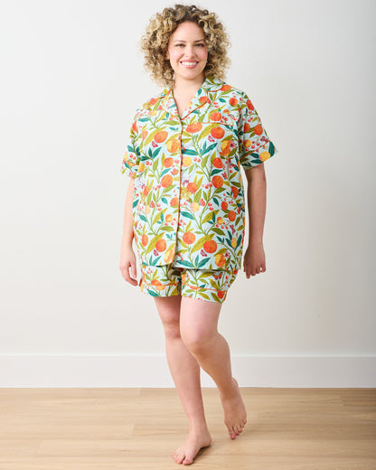 Butterfly Grove - Short PJ Set - Soft Blue