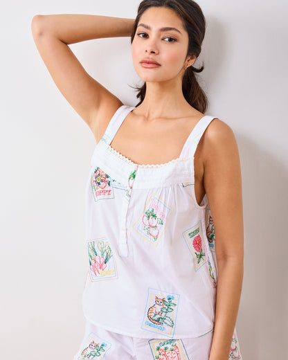 Seed Packets - Back To Bed Short Set - Cloud