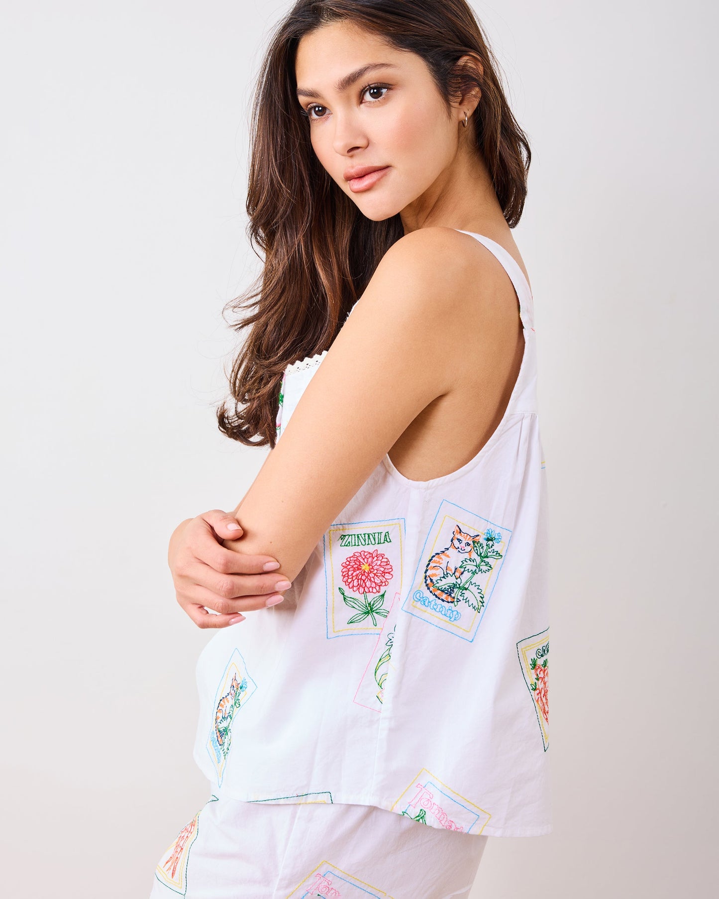 Seed Packets - Back To Bed Short Set - Cloud