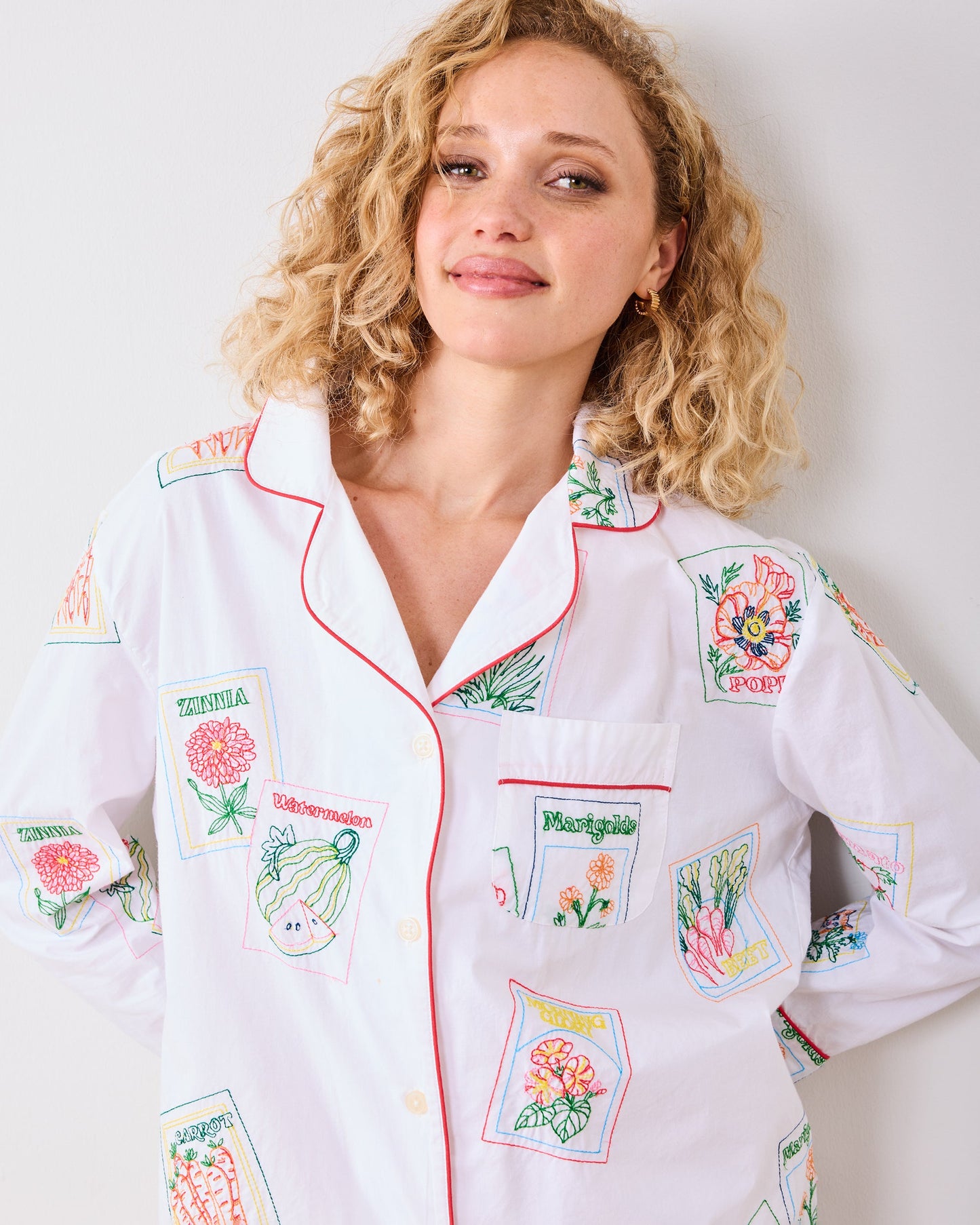 Seed Packets - Long PJ Set - Cloud