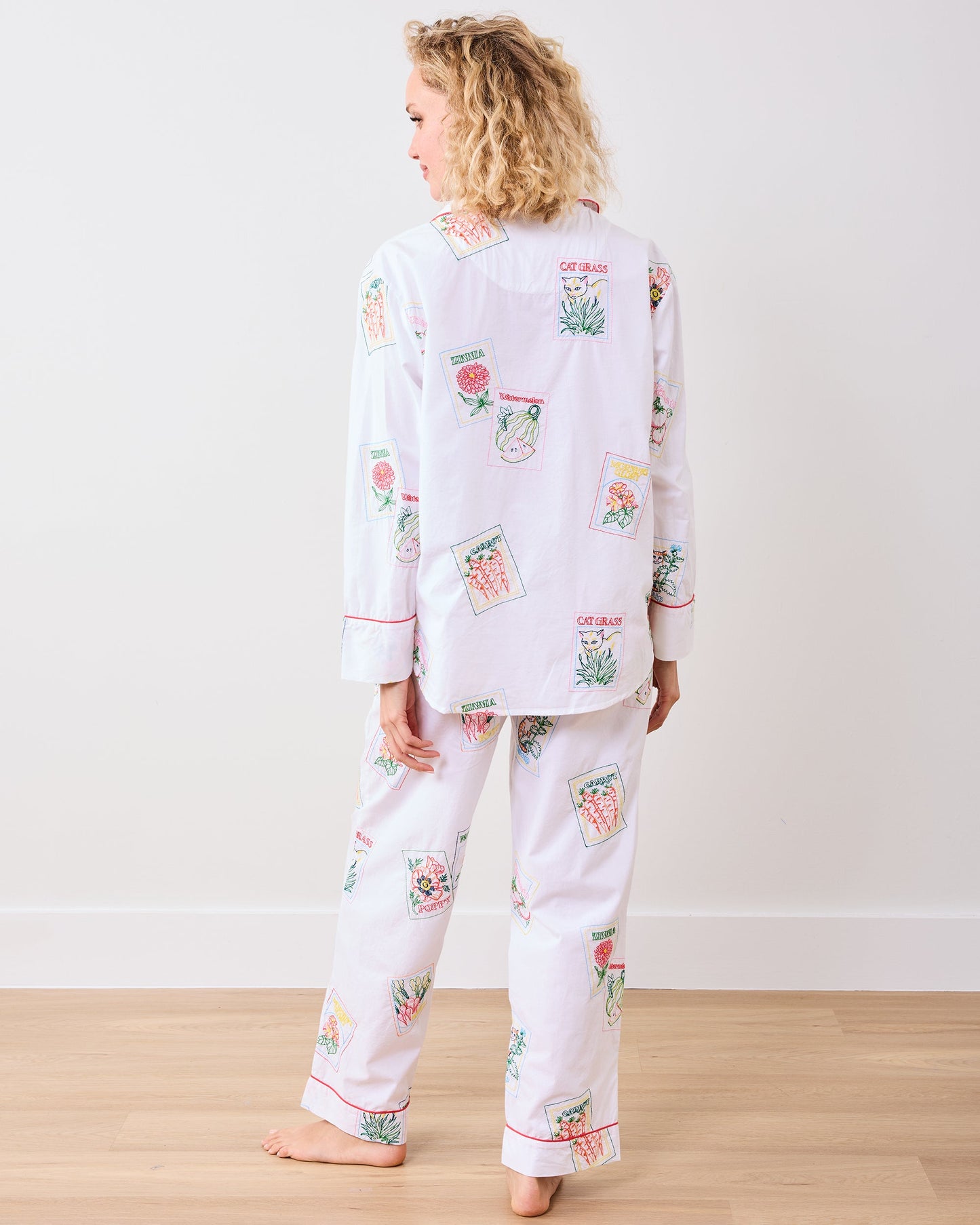 Seed Packets - Long PJ Set - Cloud