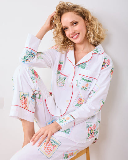 Seed Packets - Long PJ Set - Cloud