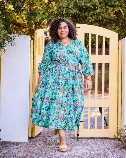 Garden District - Main Street Dress - Caribbean Blue