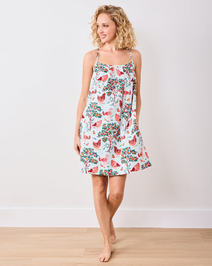 Hen House - Cami Nightgown - Soft Blue