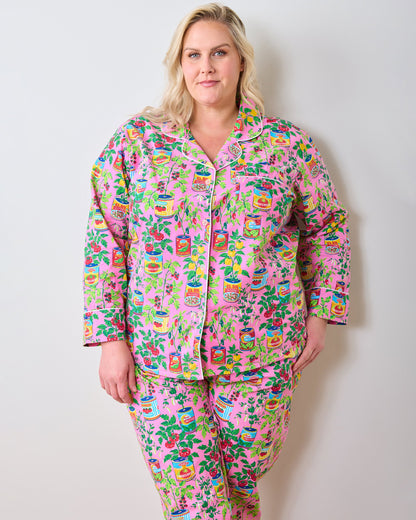 Kitchen Garden - Tall Long PJ Set - Rose