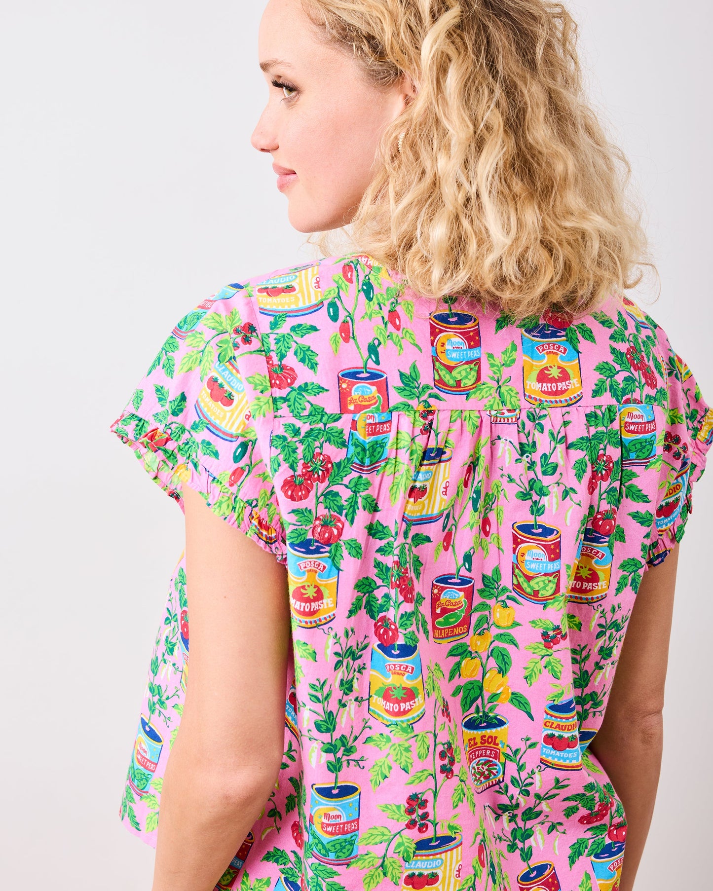 Kitchen Garden - Pintuck Short Set - Rose