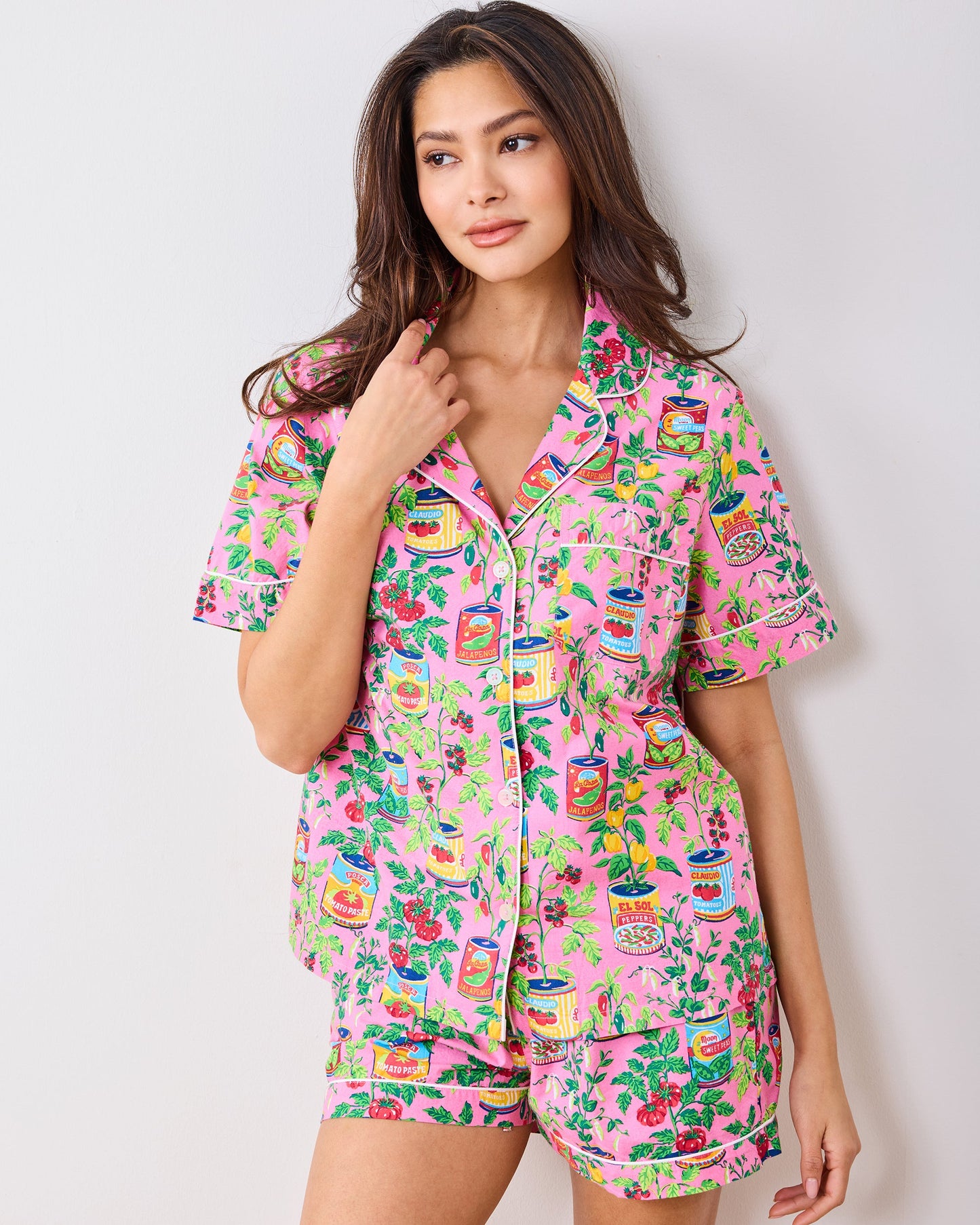 Kitchen Garden - Short PJ Set - Rose