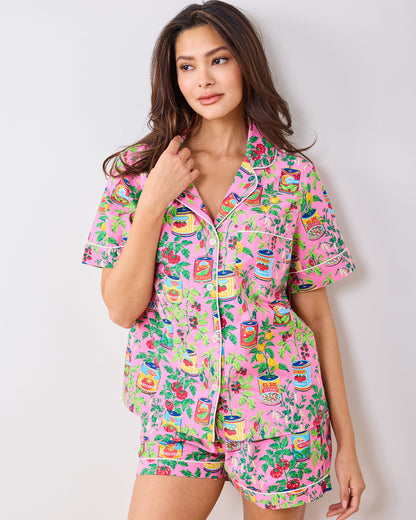 Kitchen Garden - Short PJ Set - Rose