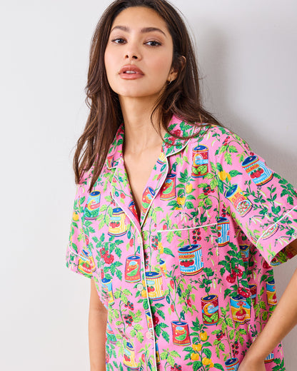 Kitchen Garden - Short PJ Set - Rose