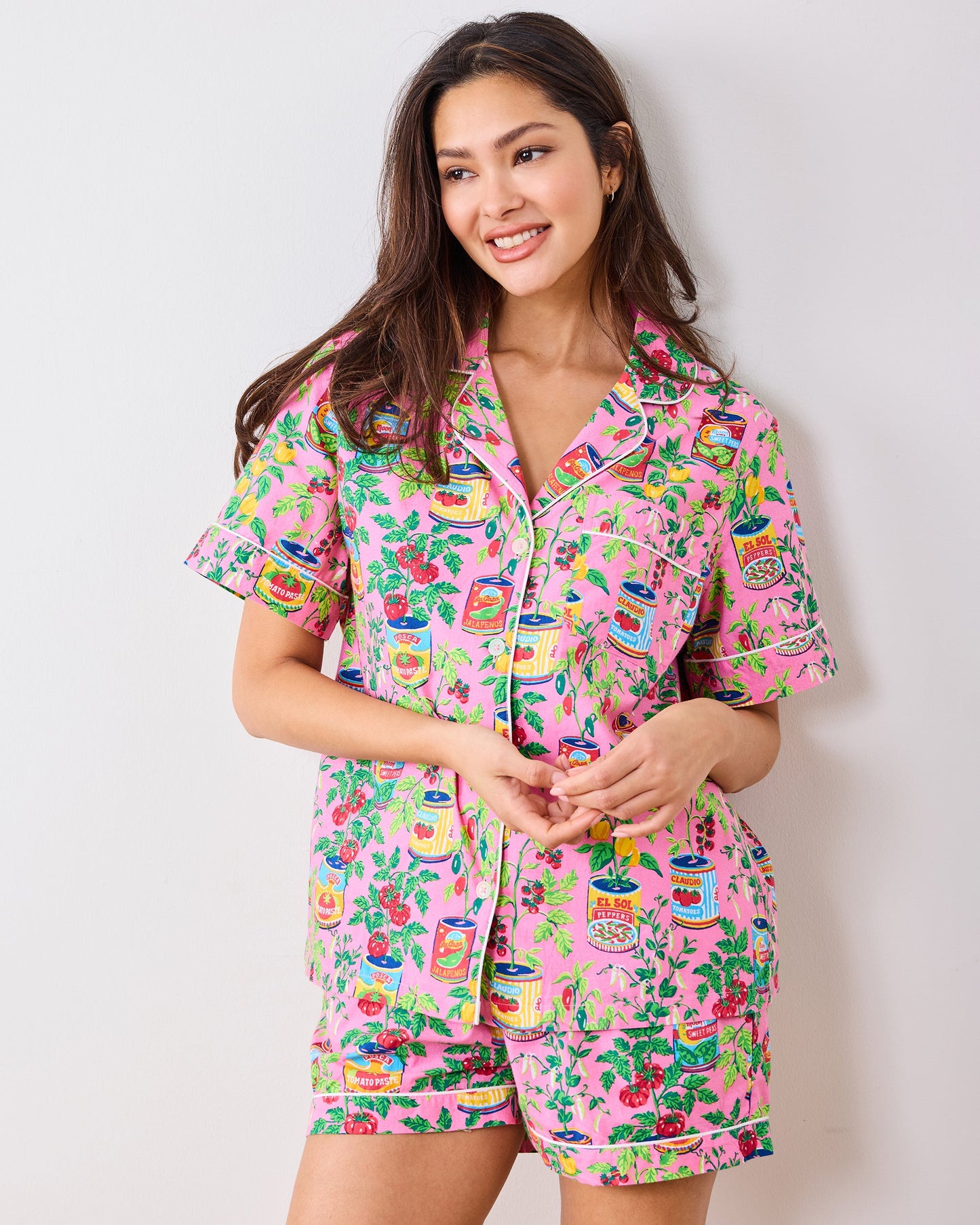 Kitchen Garden - Short PJ Set - Rose