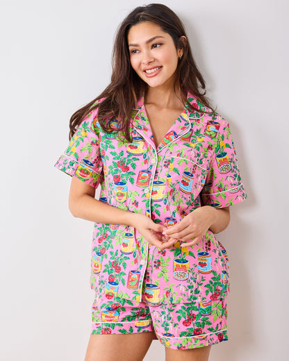 Kitchen Garden - Short PJ Set - Rose