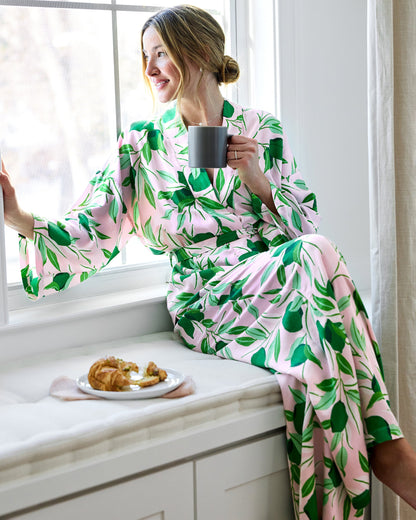 Lime Zest - Eco Satin Wrap Set - Pink Salt