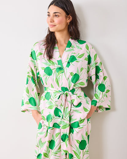 Lime Zest - Eco Satin Wrap Set - Pink Salt