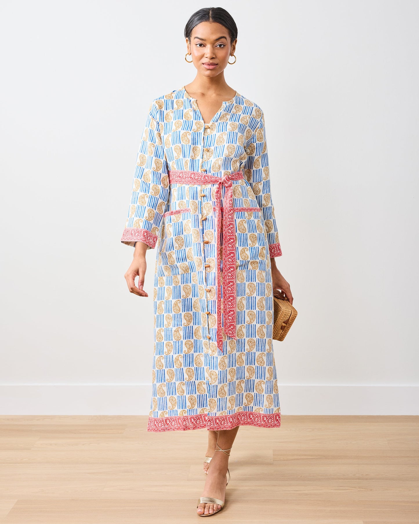 PF + Pencil & Paper Co. Island Paisley - Exuma Dress - Ivory