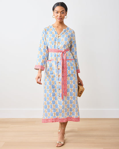 PF + Pencil & Paper Co. Island Paisley - Exuma Dress - Ivory