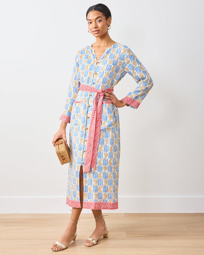 PF + Pencil & Paper Co. Island Paisley - Exuma Dress - Ivory