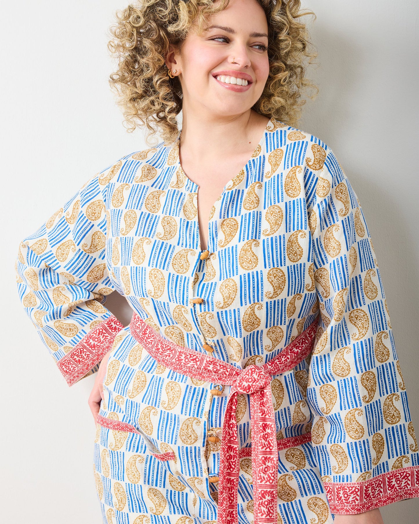 PF + Pencil & Paper Co. Island Paisley - Exuma Dress - Ivory