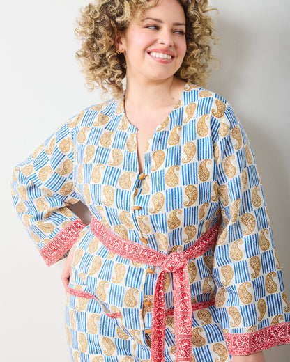 PF + Pencil & Paper Co. Island Paisley - Exuma Dress - Ivory