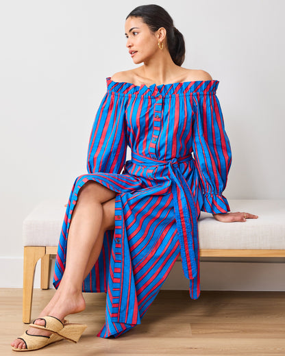 PF + Pencil & Paper Co. Nautical Stripes - Angelica Dress - Maritime Blue