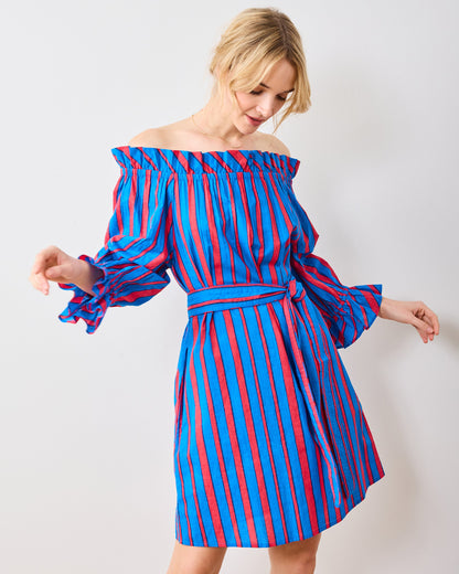 PF + Pencil & Paper Co. Nautical Stripes - Wells Dress - Maritime Blue
