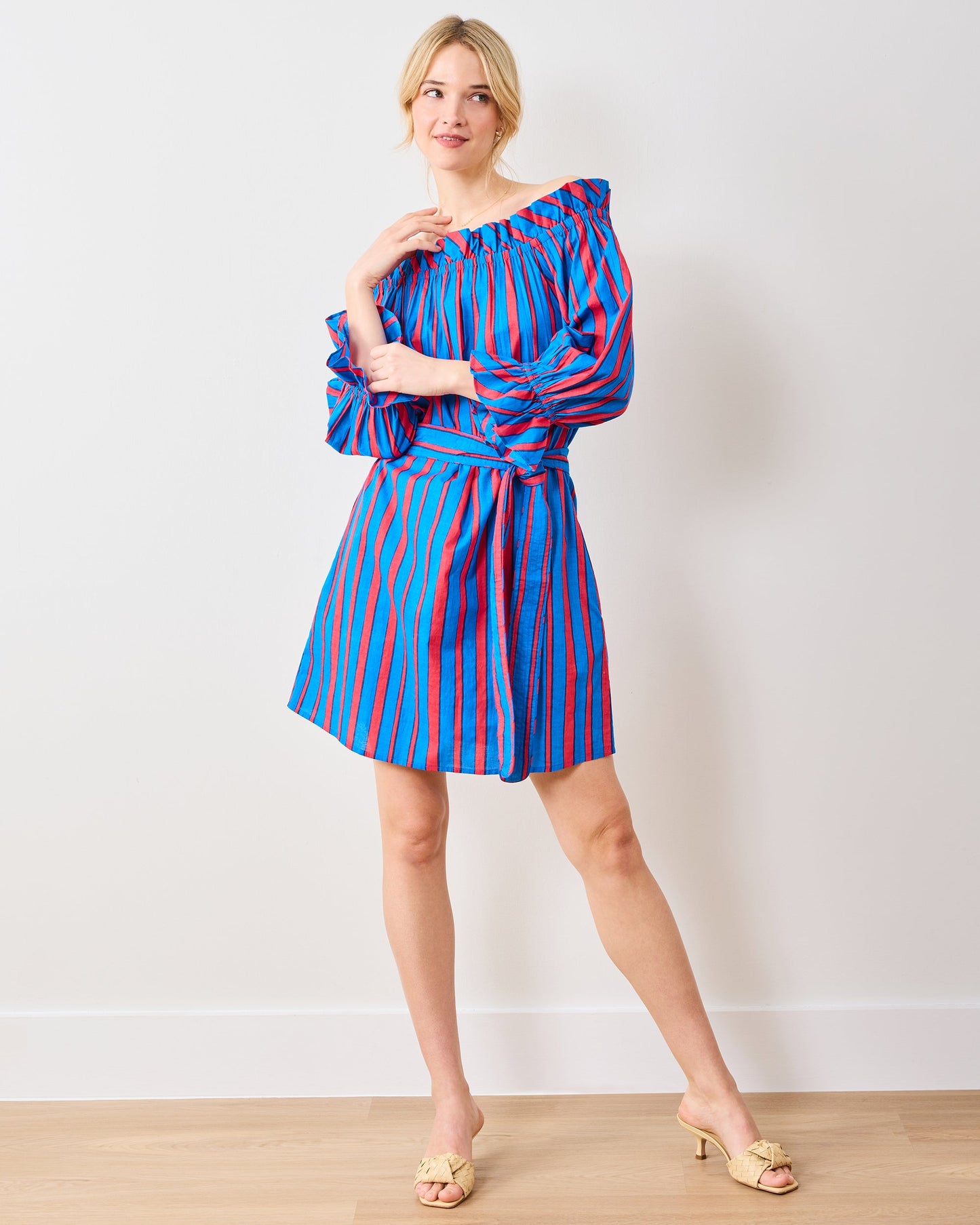 PF + Pencil & Paper Co. Nautical Stripes - Wells Dress - Maritime Blue