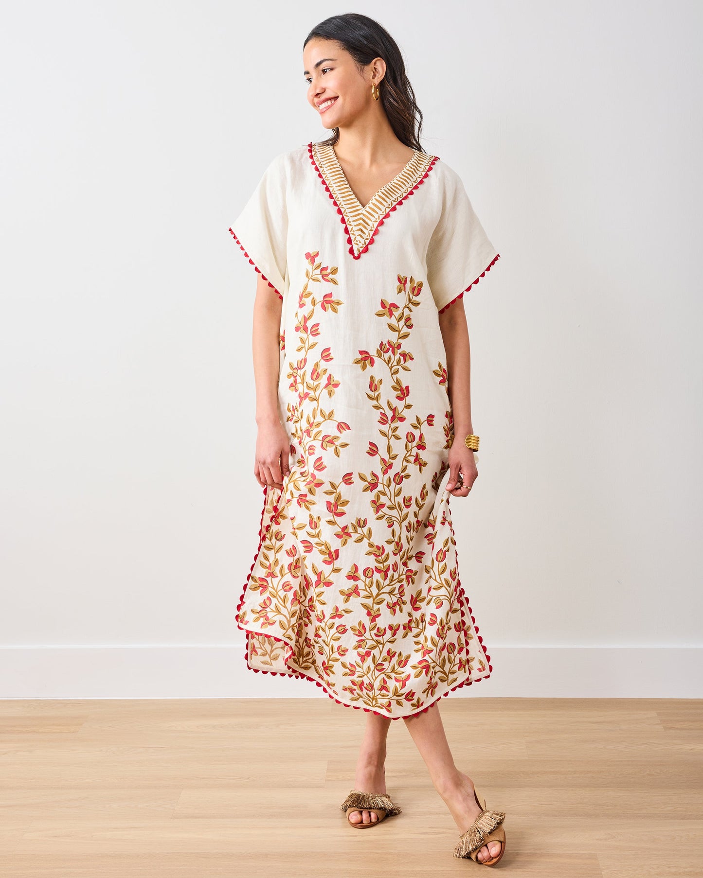 PF + Pencil & Paper Co. Petal Climber - Sunset Caftan - Ivory