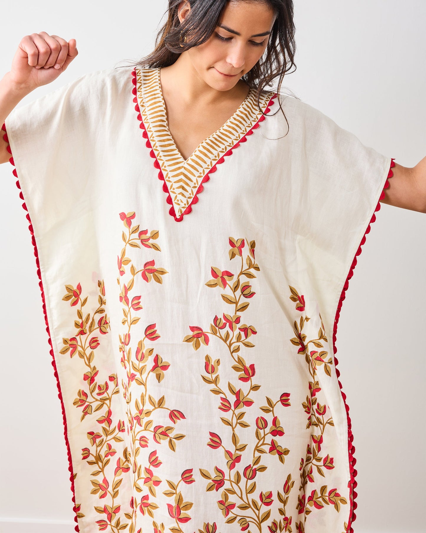 PF + Pencil & Paper Co. Petal Climber - Sunset Caftan - Ivory