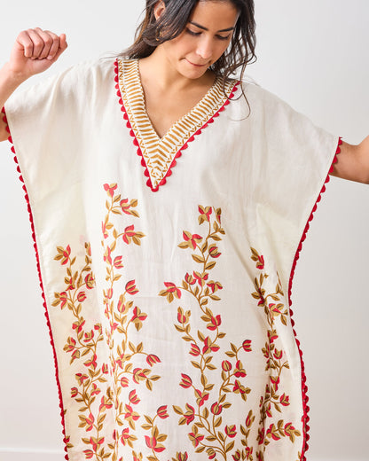 PF + Pencil & Paper Co. Petal Climber - Sunset Caftan - Ivory