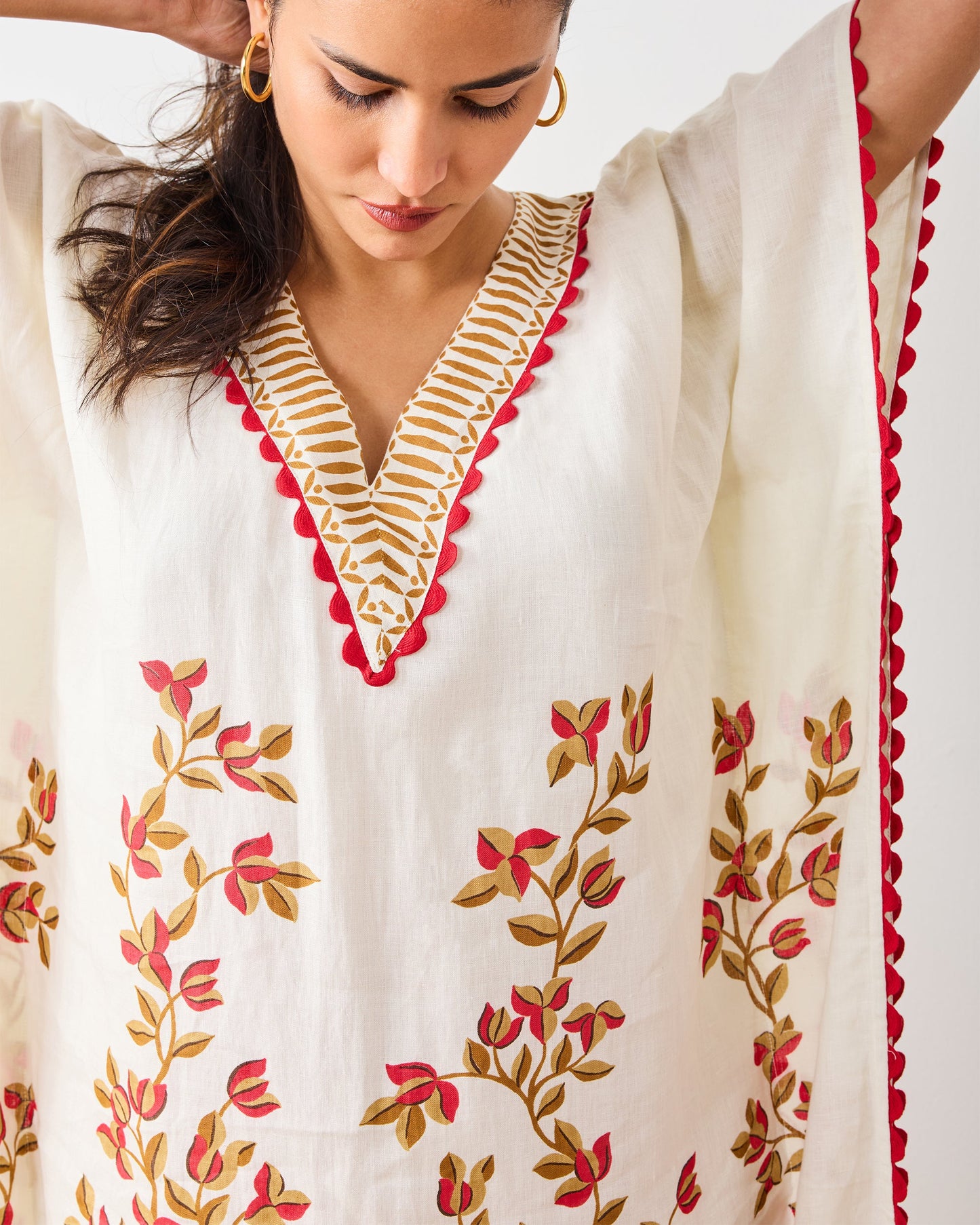 PF + Pencil & Paper Co. Petal Climber - Sunset Caftan - Ivory