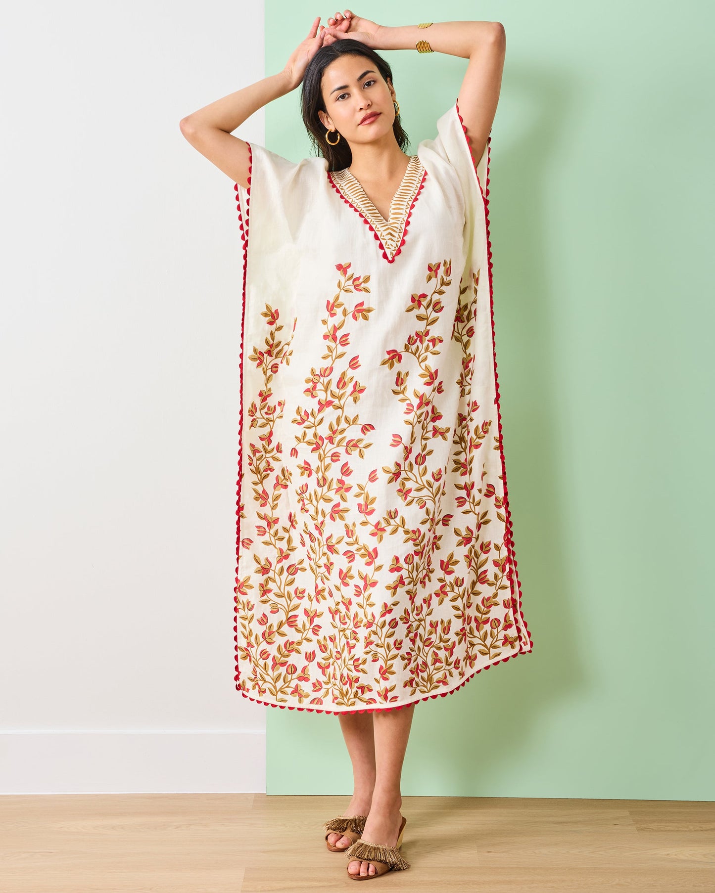 PF + Pencil & Paper Co. Petal Climber - Sunset Caftan - Ivory