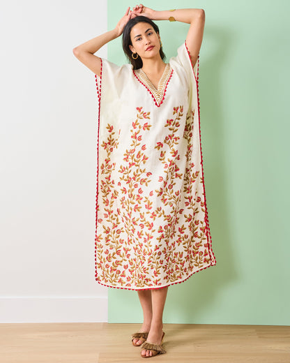 PF + Pencil & Paper Co. Petal Climber - Sunset Caftan - Ivory