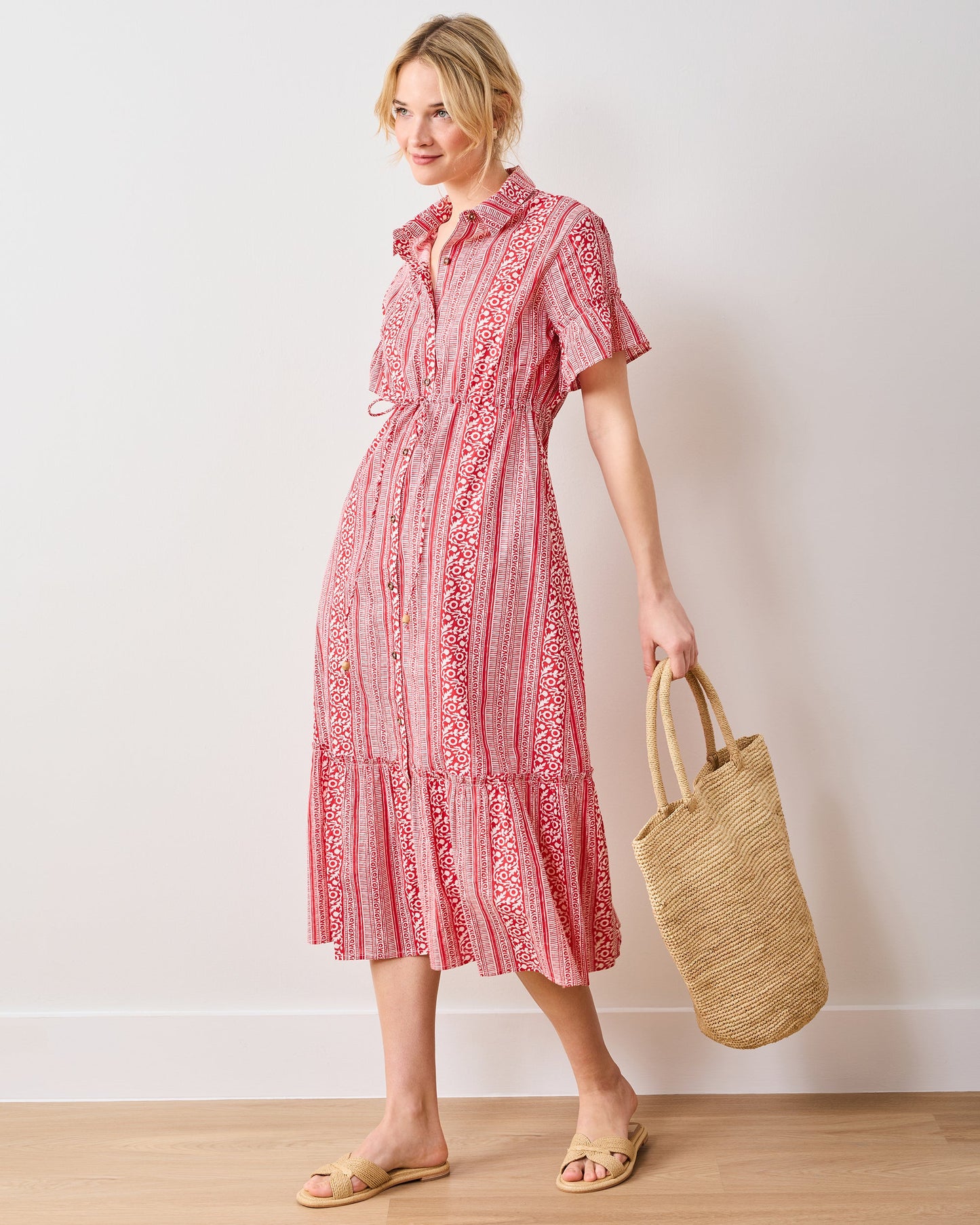 PF + Pencil & Paper Co. Red Paisley - Gwen Dress - Crimson
