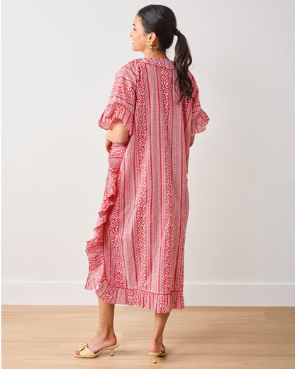 PF + Pencil & Paper Co. Red Paisley - Harbor Caftan - Crimson