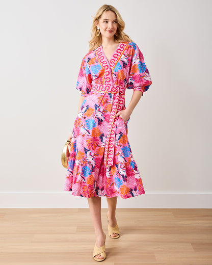 Pelican Palms - Gabriela Dress - Marina Pink