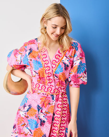 Pelican Palms - Gabriela Dress - Marina Pink