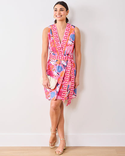 Pelican Palms - Playa Dress - Marina Pink