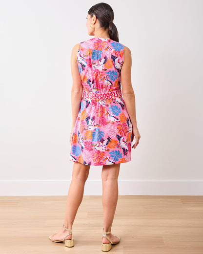 Pelican Palms - Playa Dress - Marina Pink